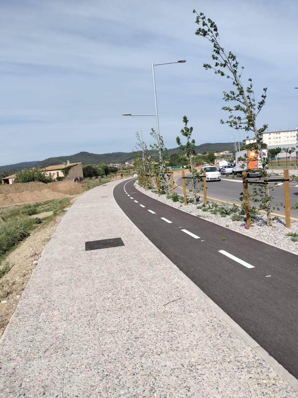 Carril bici acabado · Barcelona · 2025